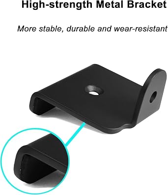 1 Pair Metal Wall Mount Brackets for Samsung HW-Q990C/Q990B/Q990D/Q990F/Q990H/Q930 Surround Rear Speakers, Home Theater Surround Sound System Wallmount Accessories