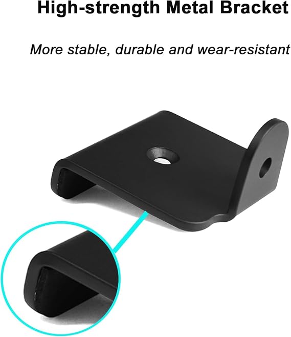 1 Pair Metal Wall Mount Brackets for Samsung HW-Q990C/Q990B/Q990D/Q990F/Q990H/Q930 Surround Rear Speakers, Home Theater Surround Sound System Wallmount Accessories