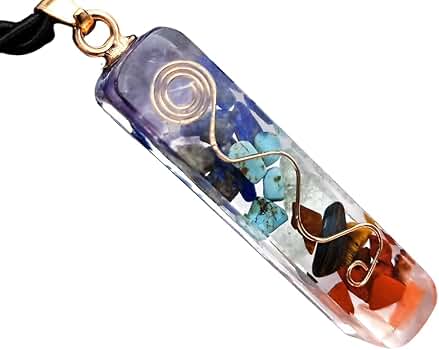 Amazon | [MerCie] オルゴナイト ペンダント 天然石 ペンダント 7つの