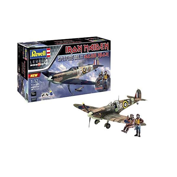 Revell 05688 Iron Maiden Aces High 35th Anniversary Spitfire MK.II Model Set