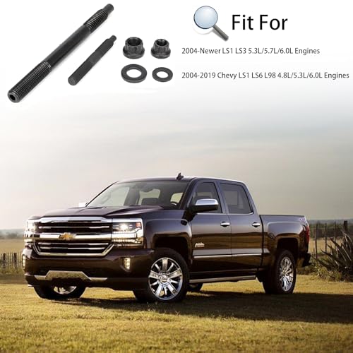 FOMIUZY Head Studs Bolt Gasket LS LS1 LS3 LS6 High Performance Rebuild kit Fit Chevy 4.8L 5.3L 5.7L 6.0 Engine 2004-2019 Replaces 234-4317 4317 - Thumbnail 7