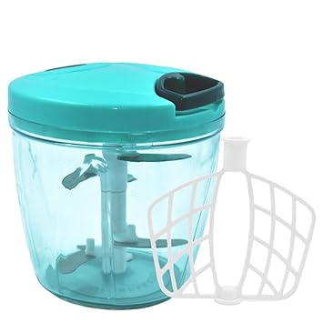 Vegetable Chopper, Cutter, Mixer for Kitchen with 6 Stainless Steel Blade 900 ML