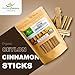Organic Ceylon cinnamon sticks, True or Real Cinnamon, Premium Grade, Harvested from a USDA Certified Organic Farm in Sri Lanka 1 oz / 28 g (3