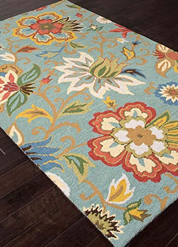 Image of Export Quality Handtufted Woolen Carpet for Living Room Bedroom & Hall - Color - Multi - Size - 5 x 7 Feet