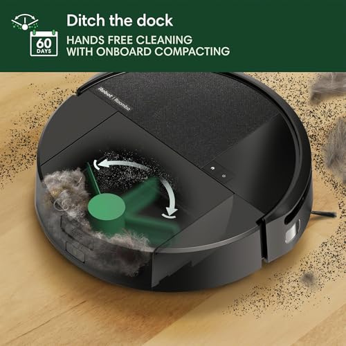 iRobot Roomba 205 DustCompactor Vac Robot Vacuum - Compacts Dirt Inside, No Emptying for 60 Days, Space Saving, No Dock Needed, Bagless, Intense Power-Lifting Suction, LiDAR Navigation, Multi-Surface by iRobot - Image 3