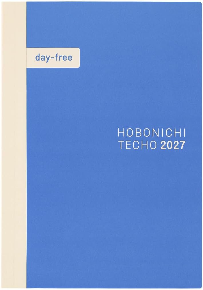 ほぼ日手帳 2027 本体 day-free［A5/月間＋ノート/1月/月曜はじまり］