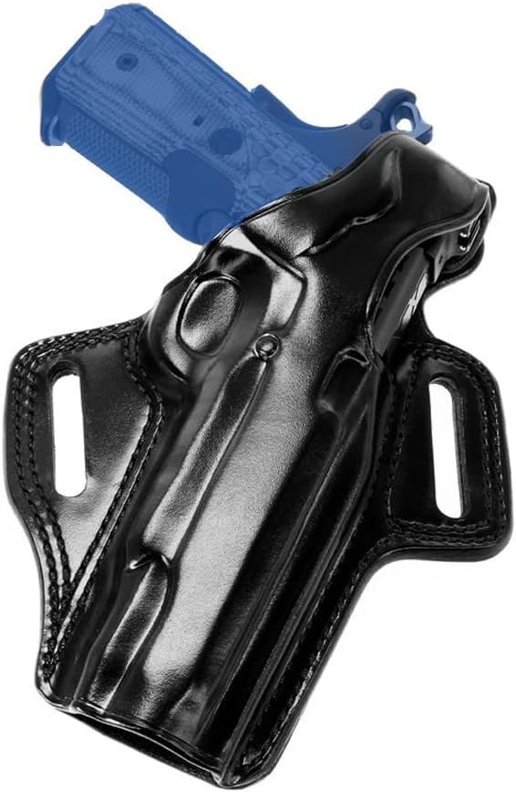 Galco Fletch Highride OWB Belt Holster Compatible with 5" 1911 with/Without Red Dot Sight, Right Hand