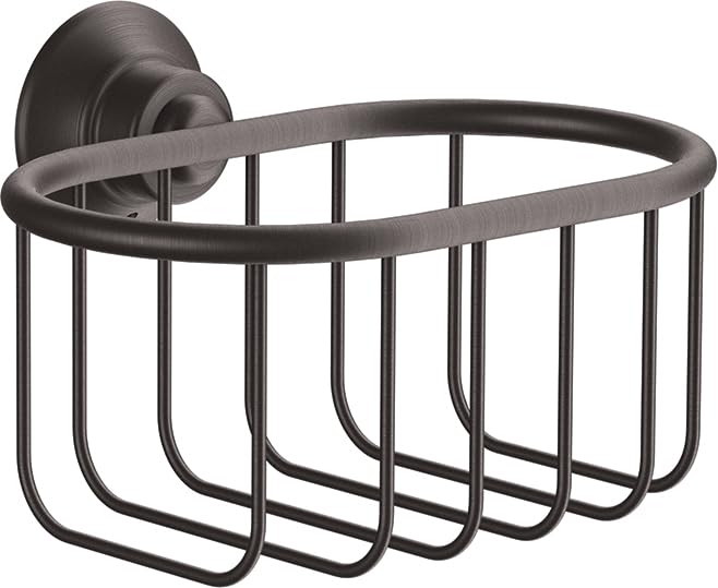 hansgrohe AXOR Montreux Seifenkorb, Farbe: Brushed Black Chrome