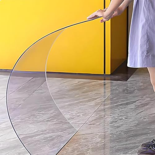 Wujgbnhg Placas policarbonato,metraquilato Transparente Plancha,0.5m*2m,Tejas PVC tejado Exterior,plastico Duro fácil de Cortar y Doblar Exteriores Resistencia UV,for Jardines Marquesinas,Techo