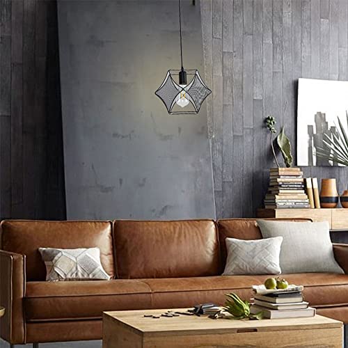 Plafonnier de plafond rétro en métal créatif et résistant - 4