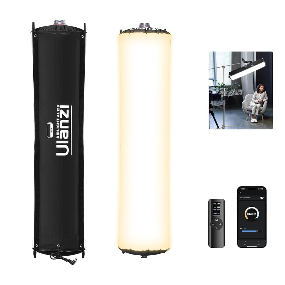Amazon | Ulanzi AL120 摄影ライト 120W インフレータブルLED リモコン