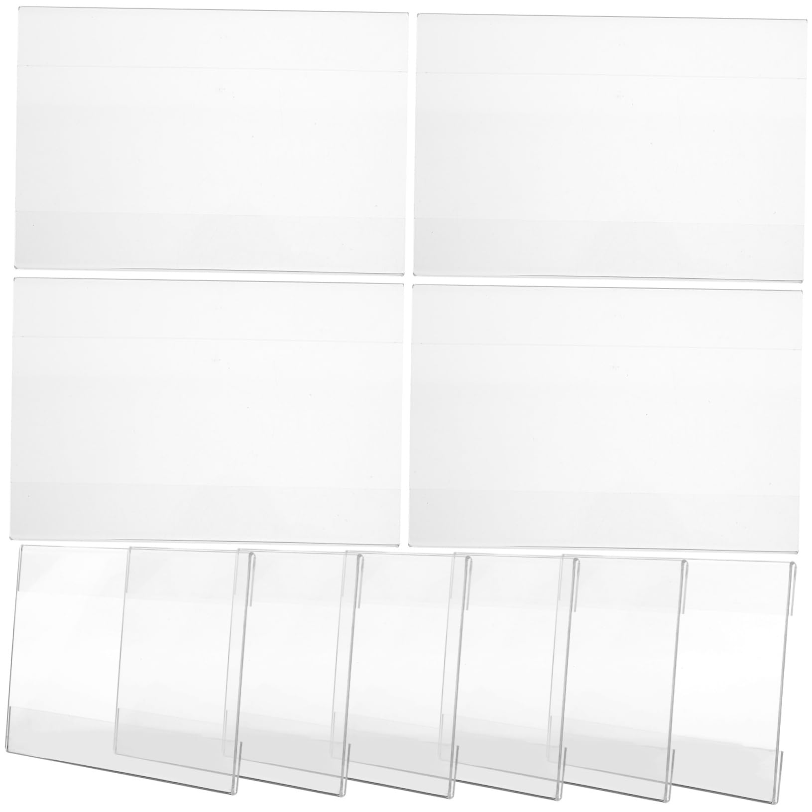 SEWACC 40 Stk Transparentes Preisschild Supermarkt Zubehör Regalschildhalter Verschleißfester Schilderhalter Preisschild-clip Displayhalter Für Warenschilder Regaletikett Weiß Acryl