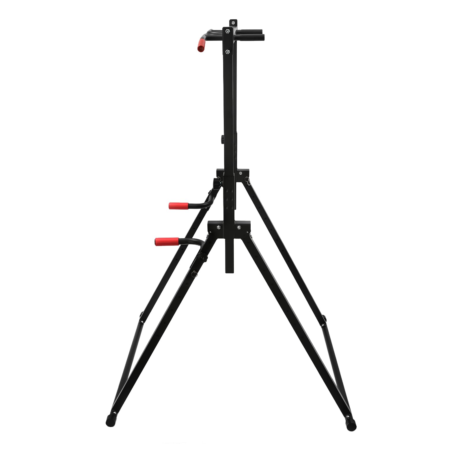 Barra per trazioni per esterni, pieghevole, Power Rack, Power Tower in metallo, autoportante, altezza regolabile, attrezzo per l'allenamento multifunzionale, fino a 200 kg, per la ginnastica