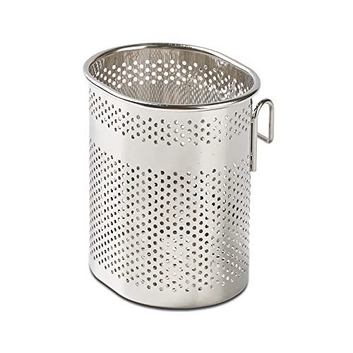 Home&I ROUND-SMALL Silverware Drying Basket, Kitchen Sink Utensil Holder Replacement,Thin Dish Drying Rack Countertop Organizer Stainless Steel 304 Flatware Cutlery Caddy Hold cover