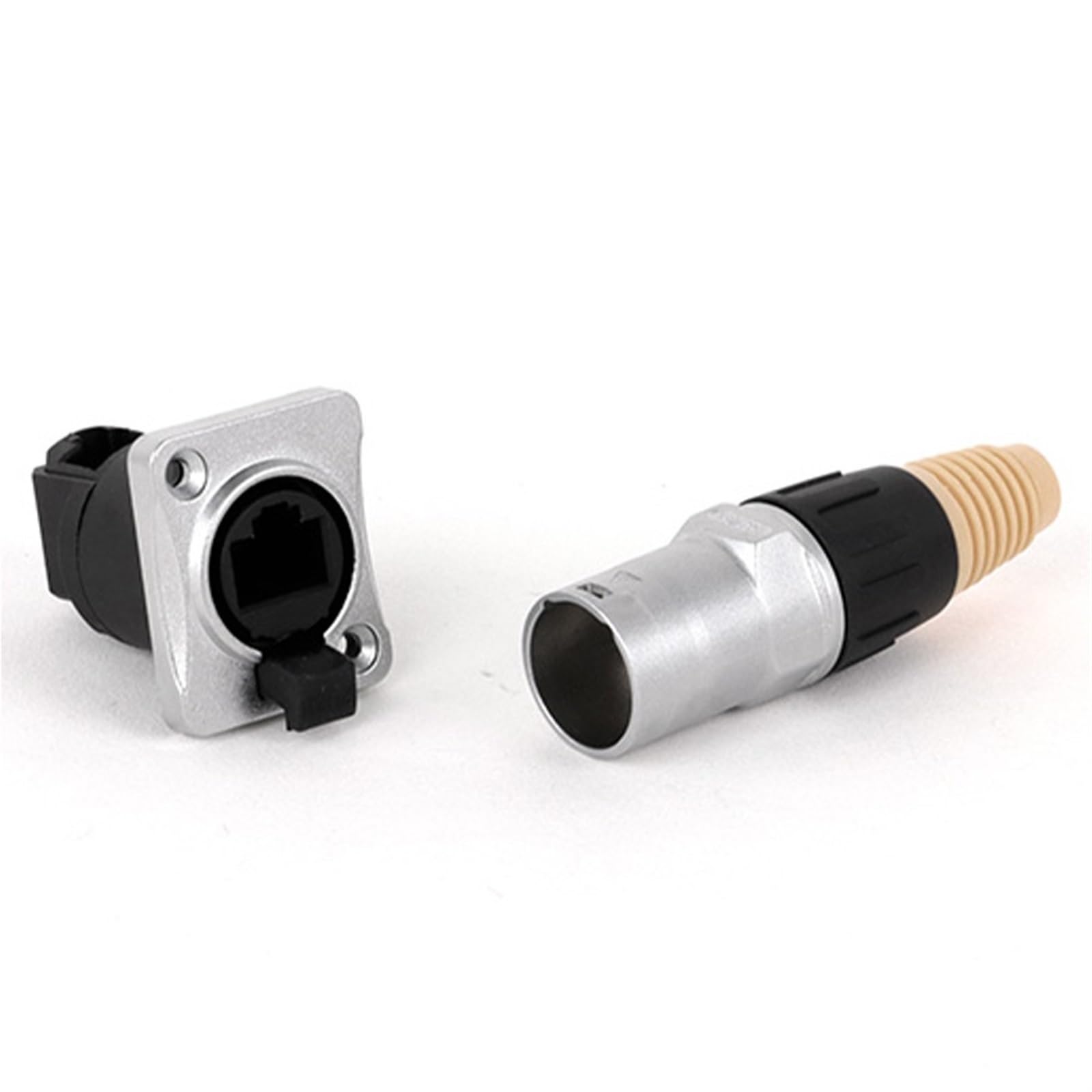 Connecteurs RJ45 CAT5 mâle et femelle pour montage sur panneau liaison Ethernet stable