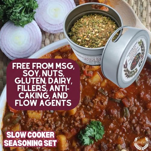 Slow Cooker Seasonings | Authentic Small Batch Seasoning Mixes | 6 Gourmet All Natural Spice Blends | Hand Packed, Non GMO | Sustainably Sourced, Made in USA | Artisanal Spice Blends, Marinades, and Rubs | Gustus Vitae | #846 - Thumbnail 7