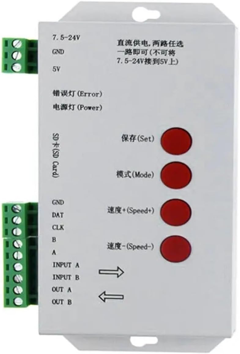 T1000s K1000s コントローラ WS2812B、WS2811、APA102、T1000S WS2813 LED 2048