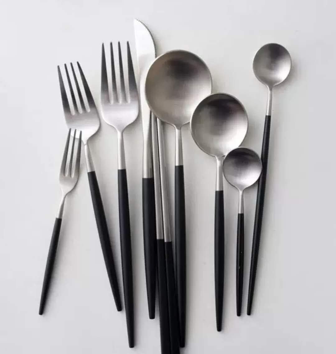 スプーン フォーク ナイフ 金属色 おしゃれ 骸骨カトラリーセット カトラリーセット セット