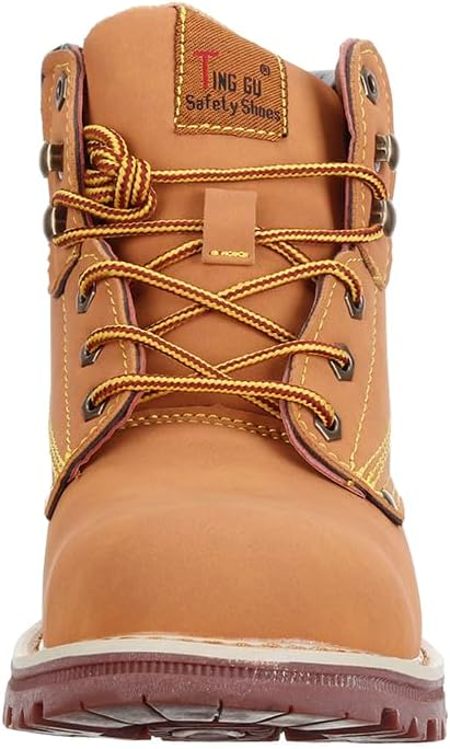 Steel Toe Mens Womens Safety Boots Work Waterproof Shoes Leather Indestructible Protect Working Ankle Footwear