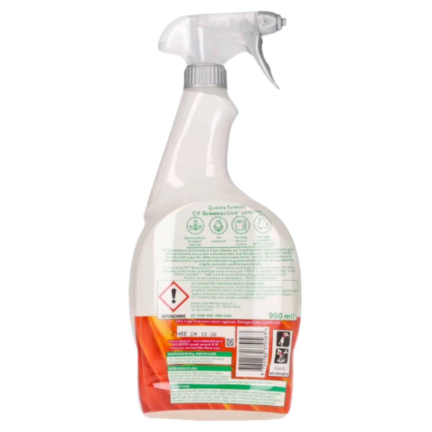 Detergente Sgrassatore per Cucina – Aceto e Bicarbonato – 650 ml – Pulizia Profonda Multiuso – Variazioni 4/8/12 Pezzi (12)