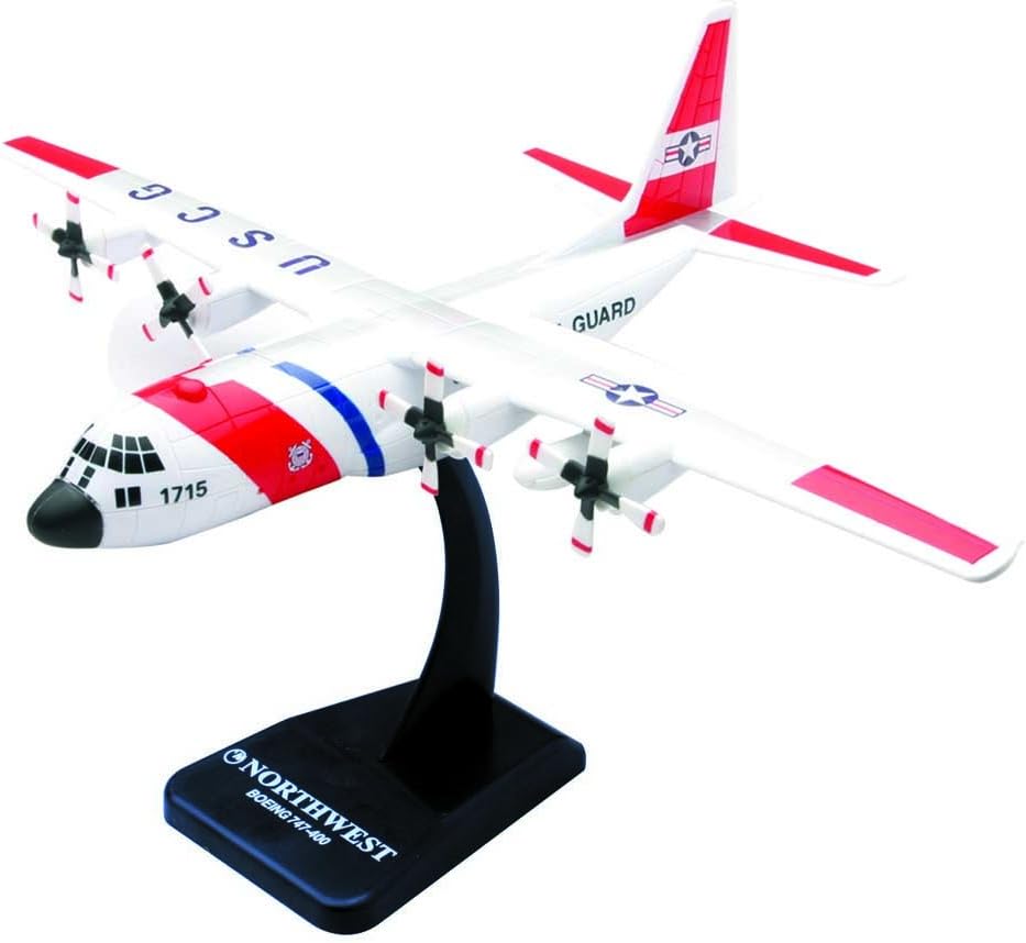 Lockheed C-130 1/130 Scale Model Kit (Assembly Required) USCG