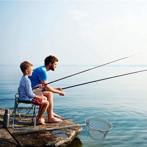 Bangbobi Schmetterlingsnetz und Fischkescher - 2er Set Teleskop Kescher aus Aluminium für Schmetterlinge, Vögel, Fische und mehr - Ausziehbar von 66 bis 172cm