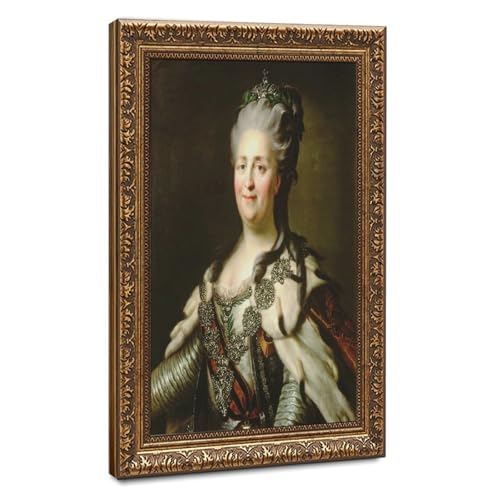 Impression sur toile de Catherine La Grande tableau d'art haut de gamme avec cadre
