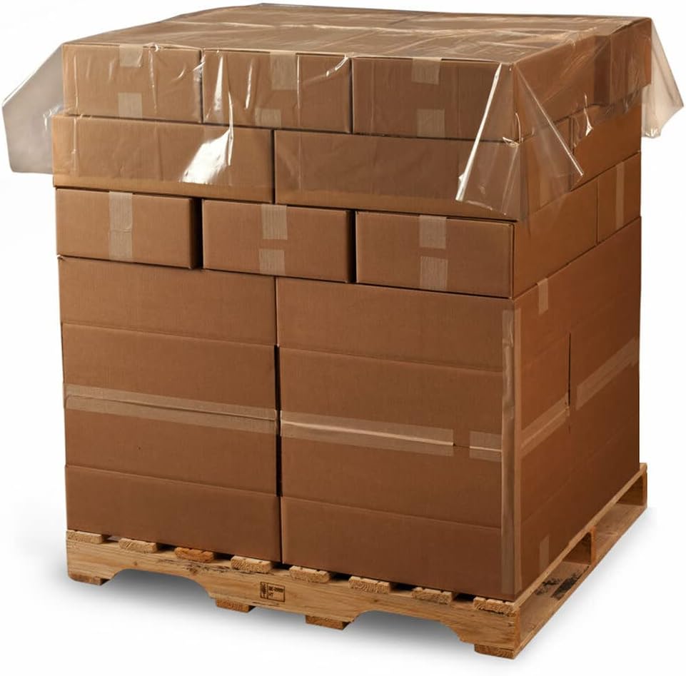 Clear Pallet Top Sheet, 36x36, 800/roll