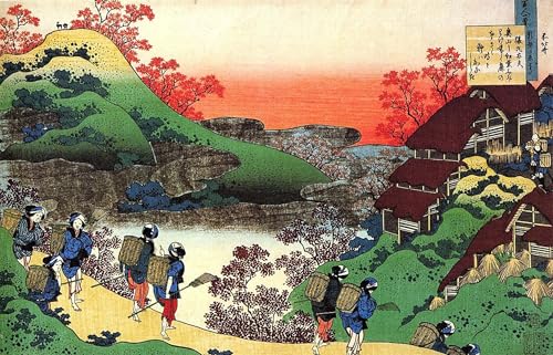 Cuadro Hokusai Sarumaru Dayu en lienzo artístico de gran formato 60x90cm