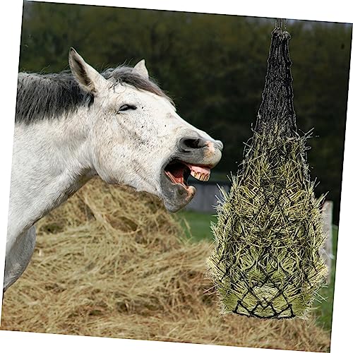 NOLITOY Bolsa De Palha De Cavalo Alimentador Lento De Teia De Nylon Alimentador De Cordeiro Alimenta
