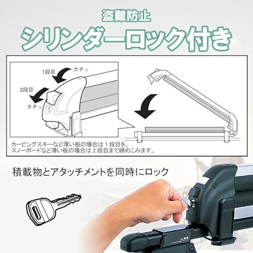 カーメイト INNO スキー＆スノーボードアタッチメント IN926