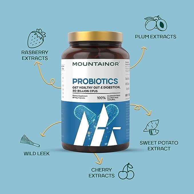 Miniatura 4 de Fórmula probiótica con 50 mil millones de UFC y 16 cepas probióticas - 60 cápsulas vegetales para hombres y mujeres cápsulas probióticas para apoyo