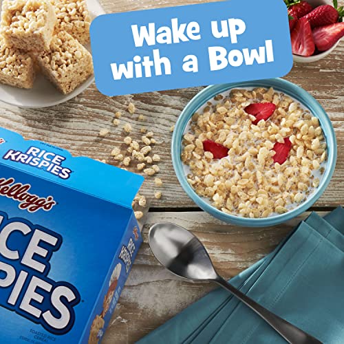 Rice Krispies, Breakfast Cereal, Original, Fat Free Food, 9Oz Box #TOP2