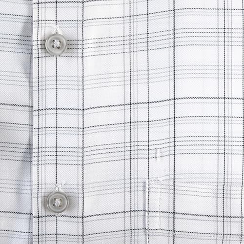 Image of 7-DAYS Men's Premium Checks Formal Shirt - Cotton Rich, Regular Fit, Full Sleeve, with Pocket, Wrinkle Resistant - Stylish Office & Everyday Wear.