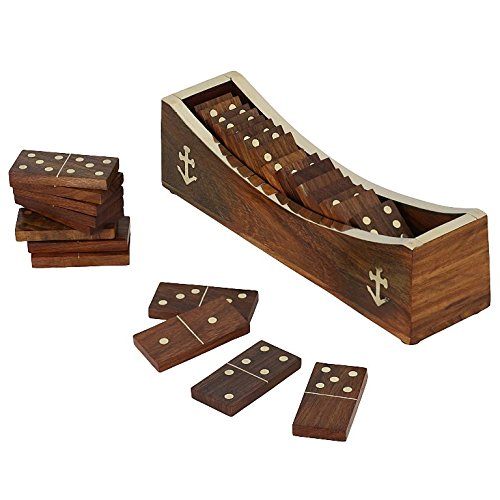 Juego de Dominó de Madera Handmade Varmohey Royal miniatura 1