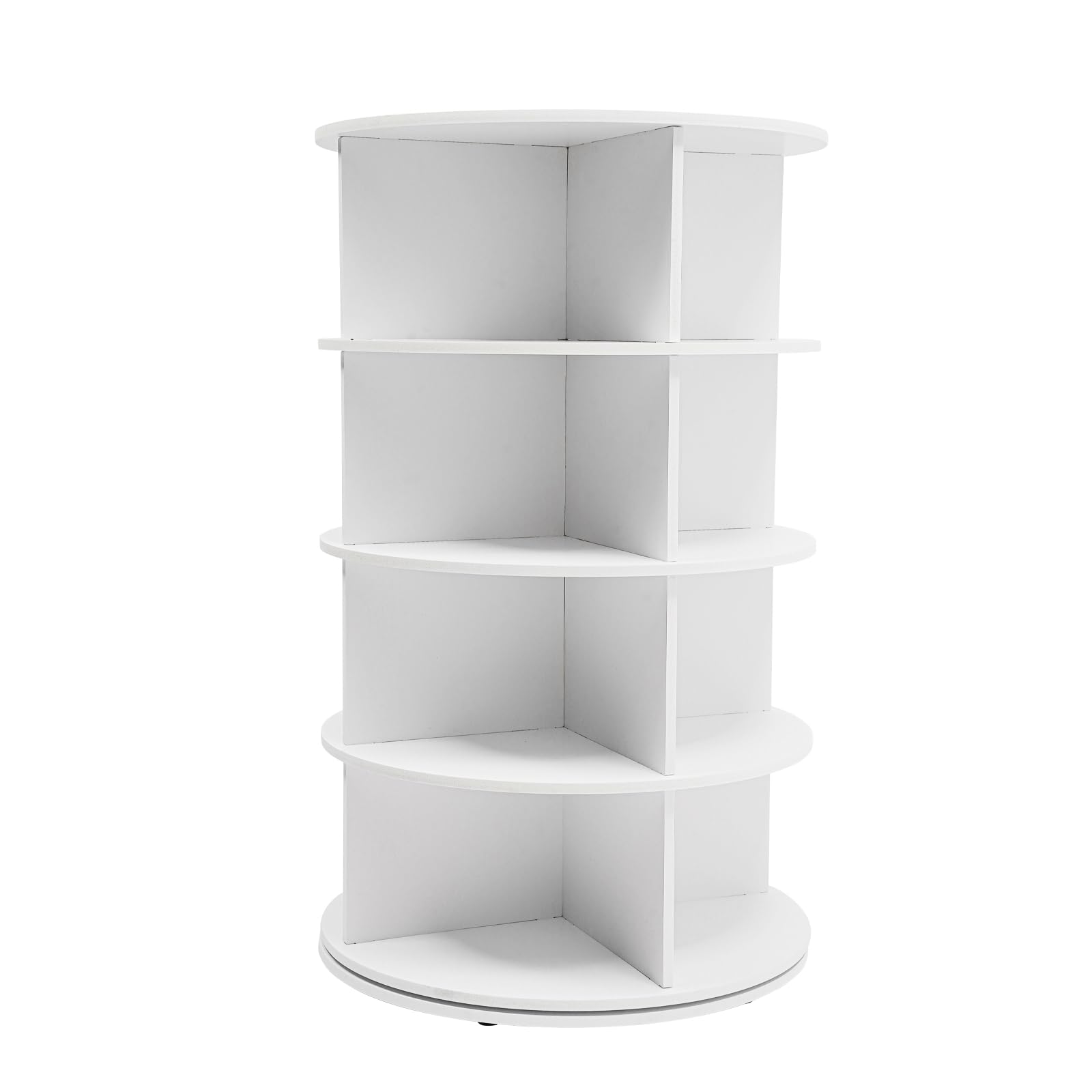 Scarpiera girevole a 360 gradi, scarpiera girevole a 4 ripiani, per scarpe, borsa, cappelli, ornamenti
