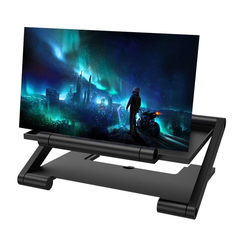 Lente d'ingrandimento per schermo, Supporto da tavolo for tablet e telefono 3D 8" con supporto ingranditore
