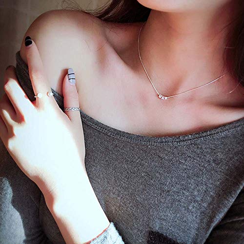 Preisvergleich Produktbild Jovono Fashion Halskette Platz Anhänger Schmuck Kette für Damen und Mädchen