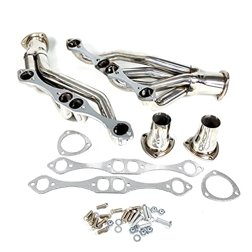 Exhaust Manifold For Small Block Chevy 265 283 305 307 327 350 Camaro Corvette Impala Stainless Steel #TOP2