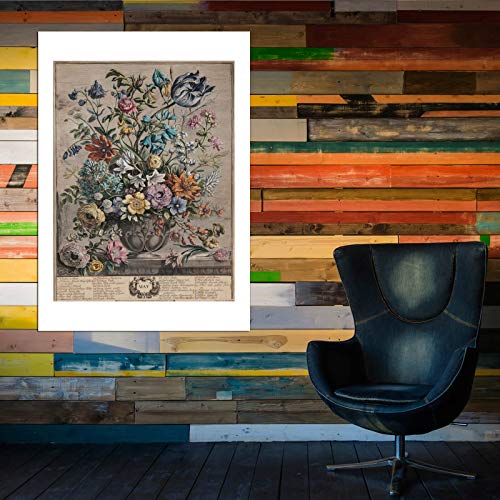 Impression d'art Robert Furber May encadrée mat pour éviter les reflets