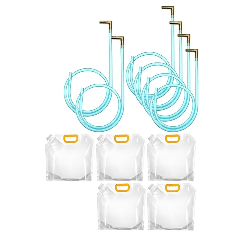 Jnchdghwa As Shown 5 Sets Maple Syrup Tapping Kit 5 Taps 5 Pcs Tubing 5Pcs Bags Maple Birch Syrup Collection Supplies