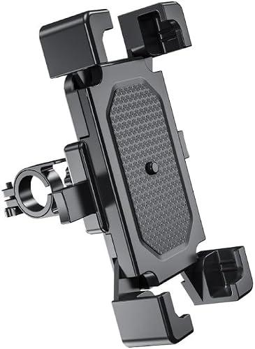 Shockproof Motorcycle Mobile Phone Holder Outdoor Bike Navigation Holder, Model: Handlebars