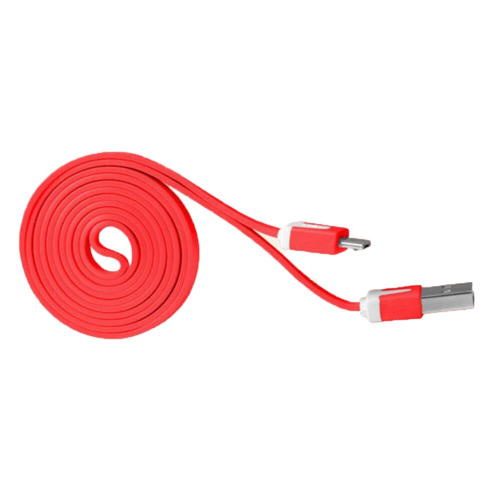 PEZAXReplacement TPU Micro-USB Charging Cable - Red