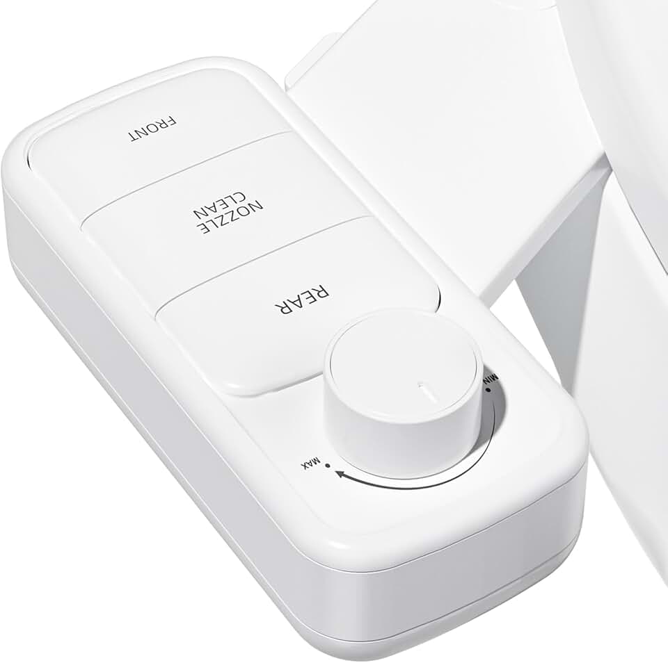 Clirass Ultra-Slim Bidet Attachment with Large Buttons