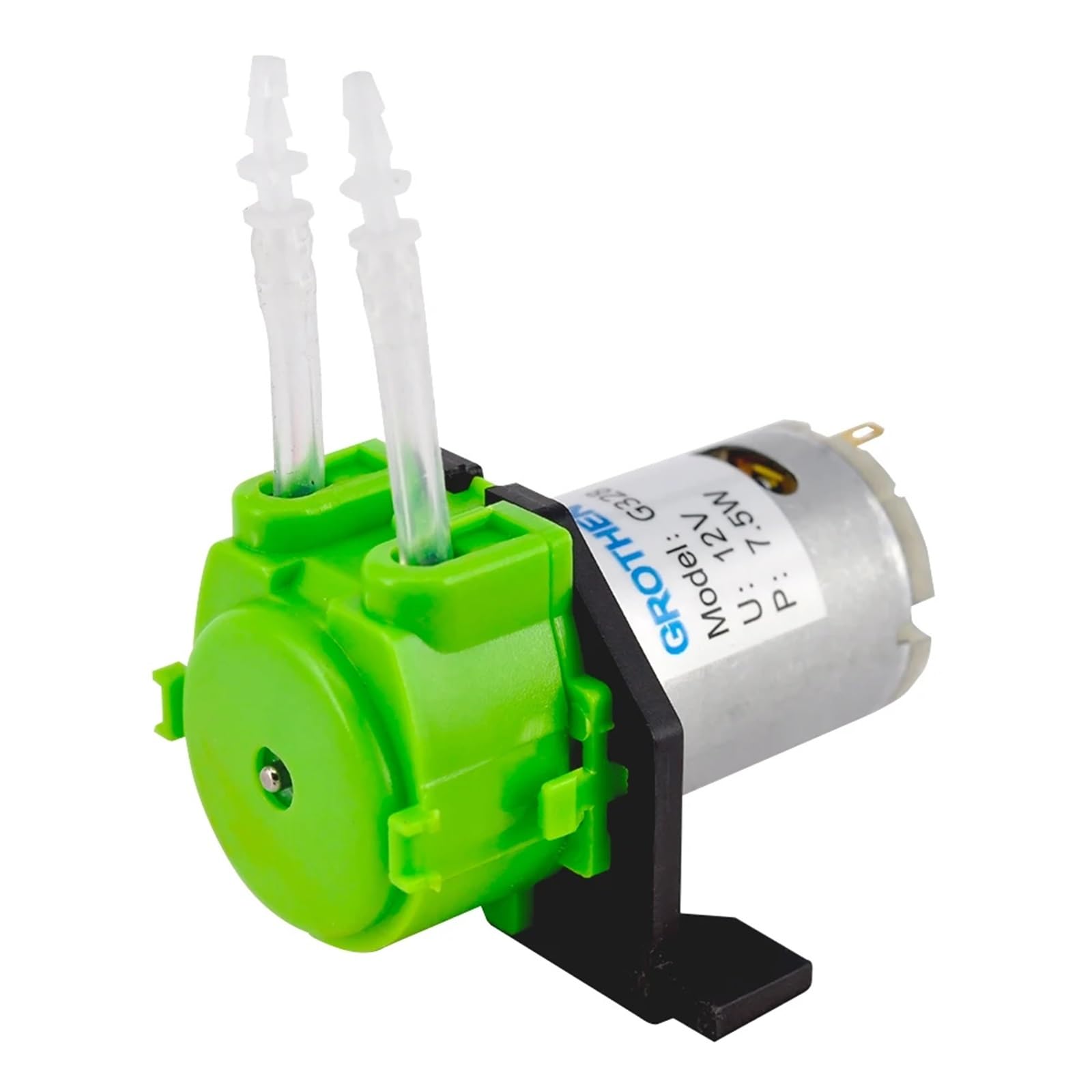 12V D2 2 * 4 mm głowica perystaltyczna pompy dozującej do laboratoryjnej wody chemicznej D2: 5-40 ml/min (70A, 24V)