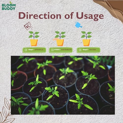 Image of Bloom Buddy Vermicompost & Organic Growth Booster Fertilizer 1kg Combo - Nourish Soil & Enhance Plant Growth