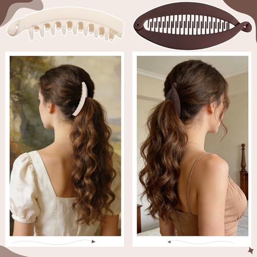 ProSuites 8PCS Pinzas para el cabello Banana para mujer miniatura 5