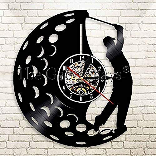 Eventail de golf horloge murale 12 pouces pour décoration murale - 2