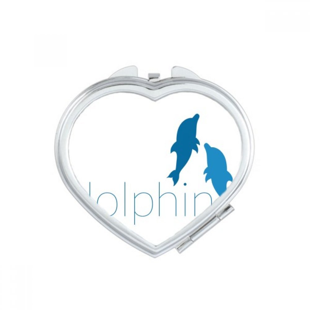 Miroir de Maquillage Compact Bleu Ocean Miroir de Poche Mignon et Original