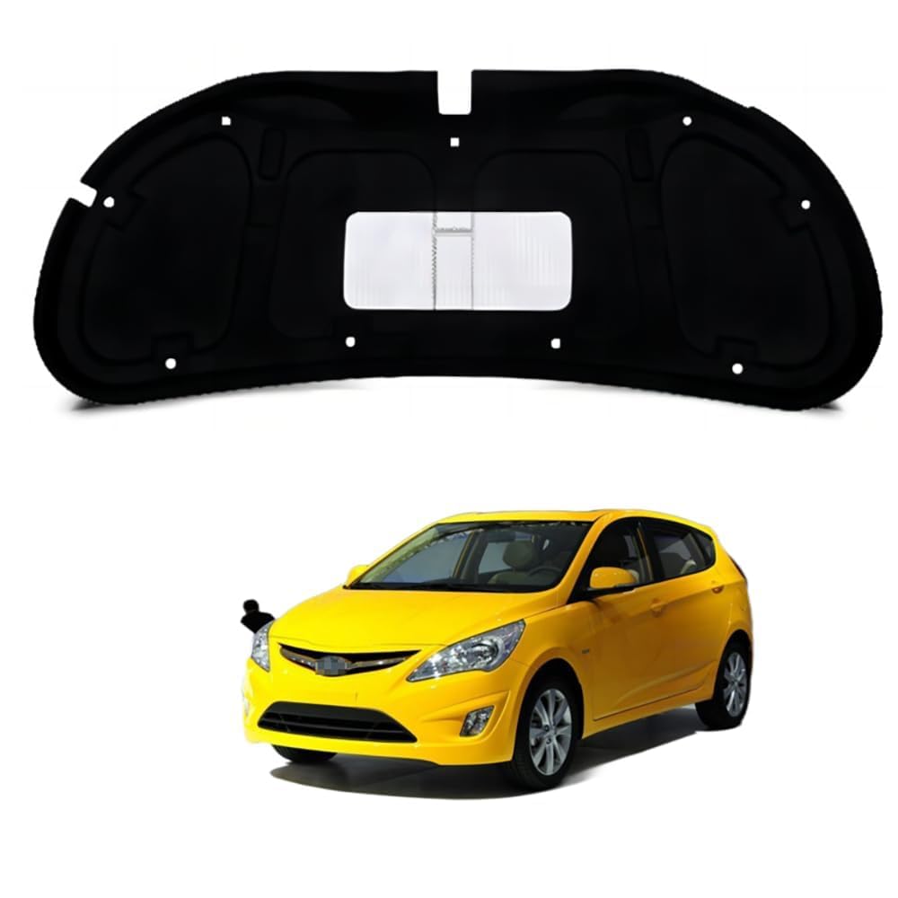 Cotone Isolante Acustico per Cofano Anteriore Auto,per Hyundai Verna 2010-2013,Isolamento del Cofano del Cofano, Isolamento Acustico del vano Motore